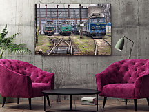 Obraz Vlaky na železnici 1538